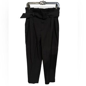 H&M Women’s Black Belted Dress Pants New Without Tags Size 4